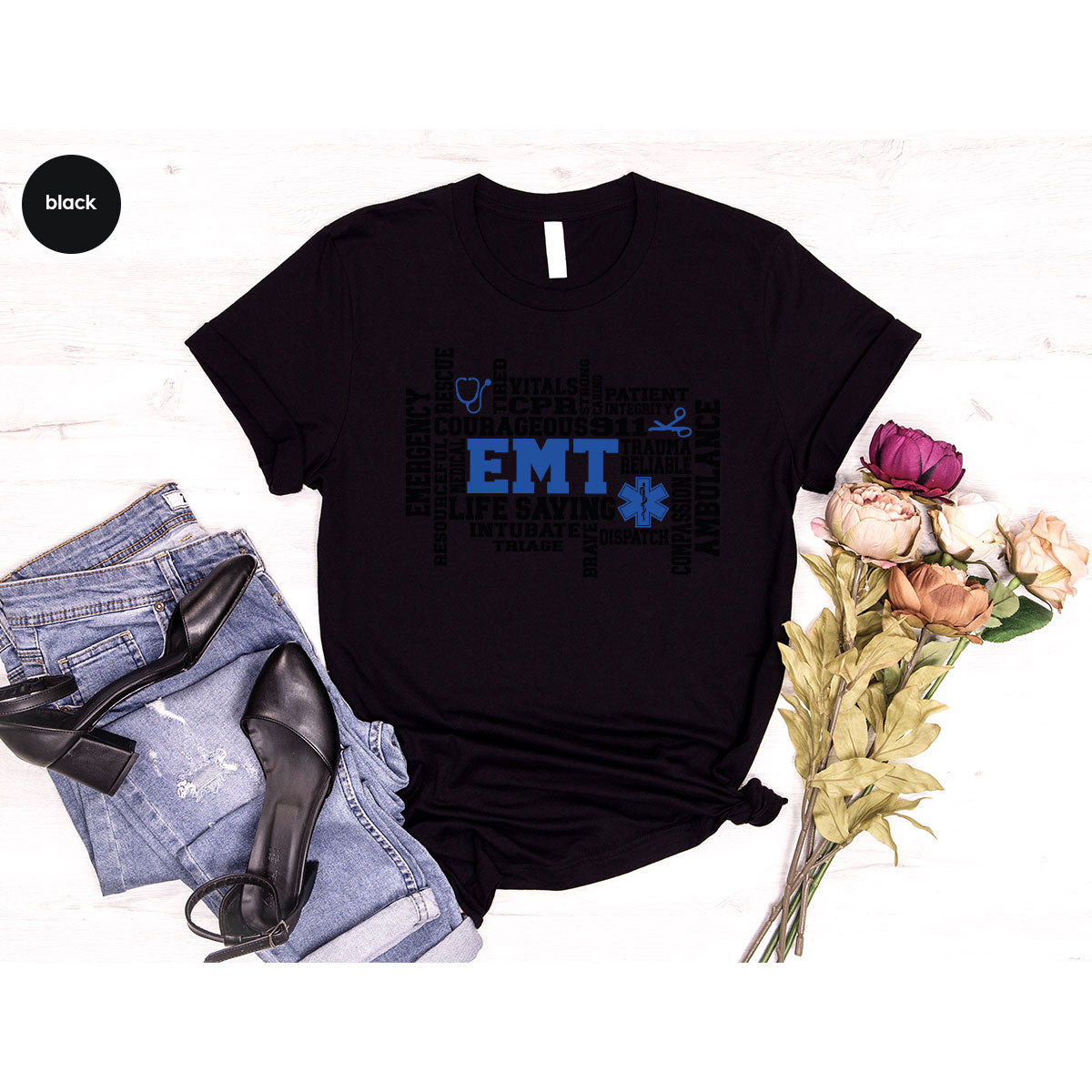 EMT Shirt, Gift For Paramedics, Life Saving T-Shirt
