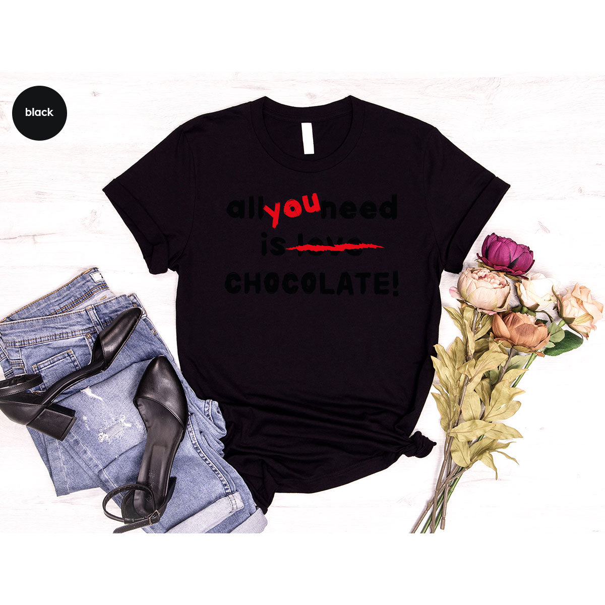 Anti Love Shirt, Chocolate T-Shirt, Anti Valentine's Day T-Shirt