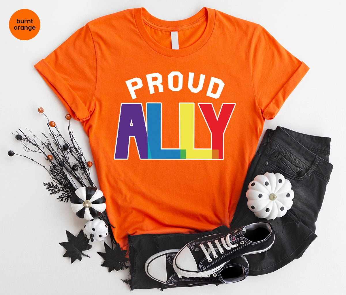 Proud Ally Shirt, LGBT Ally T-Shirt, LGBT Proud Tee