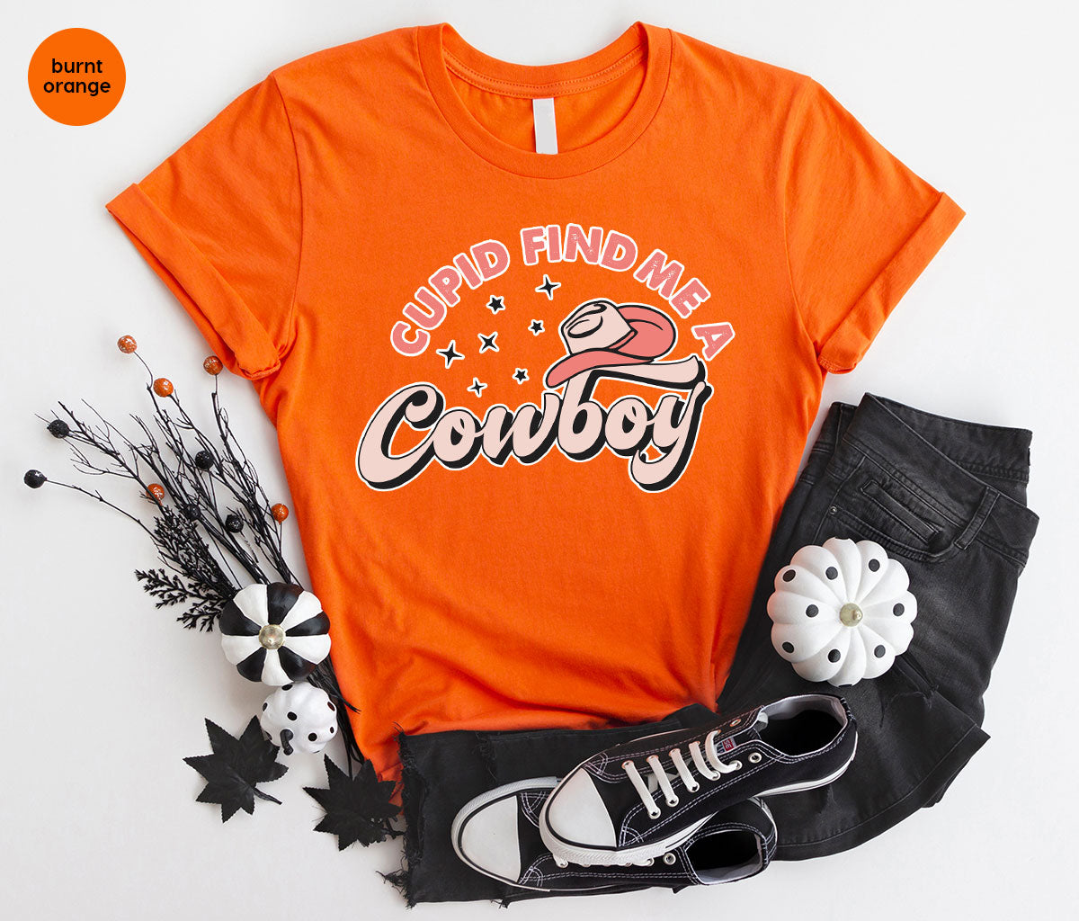 Cupid Find Me A Cowboy Shirt, Valentine Day Shirt, Cowboy Love T-Shirt