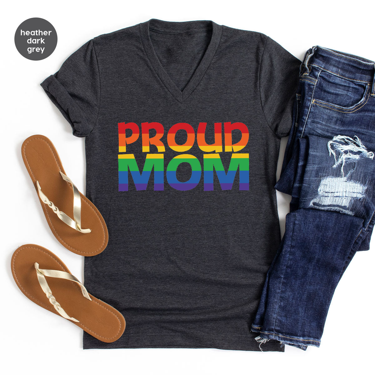 Proud Mom Shirt, LGBT Mom T-Shirt, LGBT Proud Tee