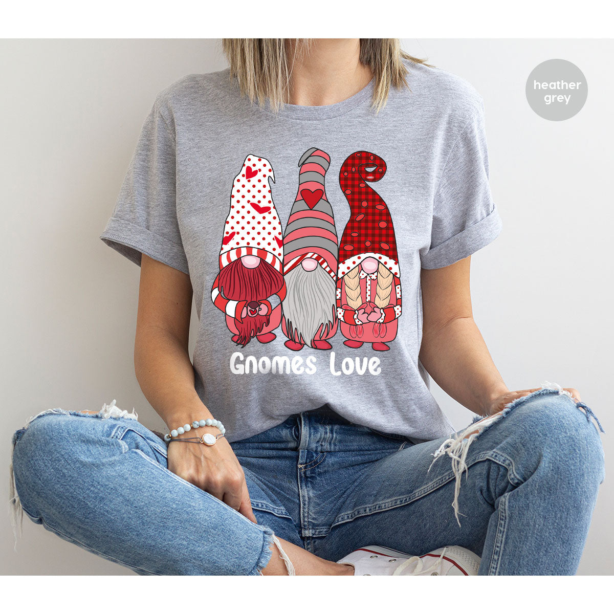 Gnomes Love Shirt, Love 4ever Shirt, Best Love T-Shirt, Valentine's Day Shirt 2023