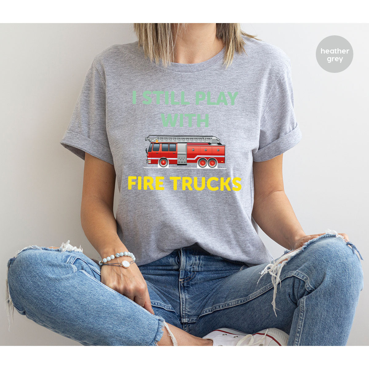 Fire Truck Shirt, Funny Fire Fighter T-Shirt, Fireman Tee