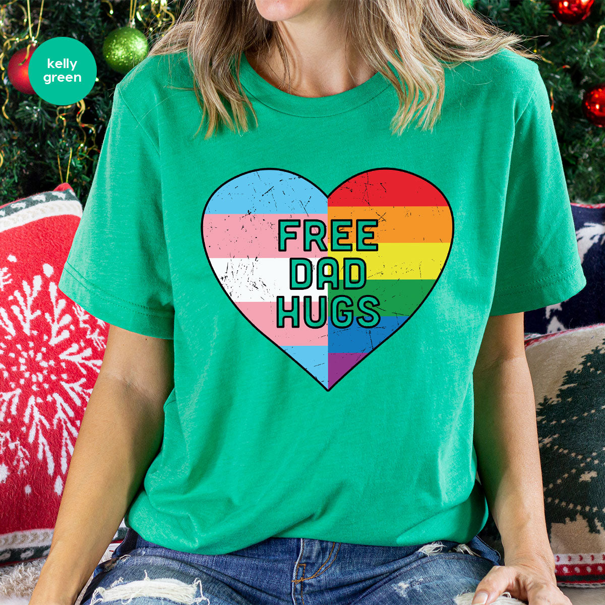 Free Dad Hugs Shirt, LGBT Shirt, LGBT Pride T-Shirt