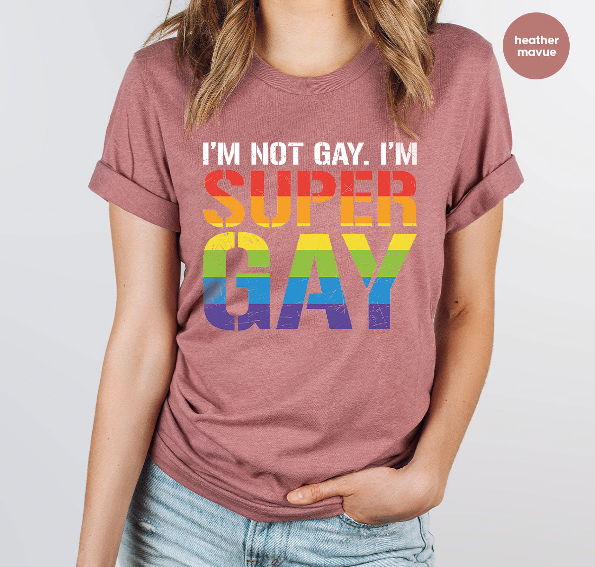 Super Gay Shirt, LGBT Power T-Shirt, Super Gay LGBT Tee