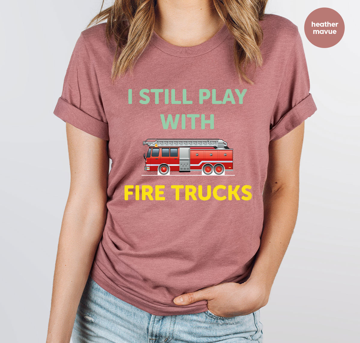 Fire Truck Shirt, Funny Fire Fighter T-Shirt, Fireman Tee