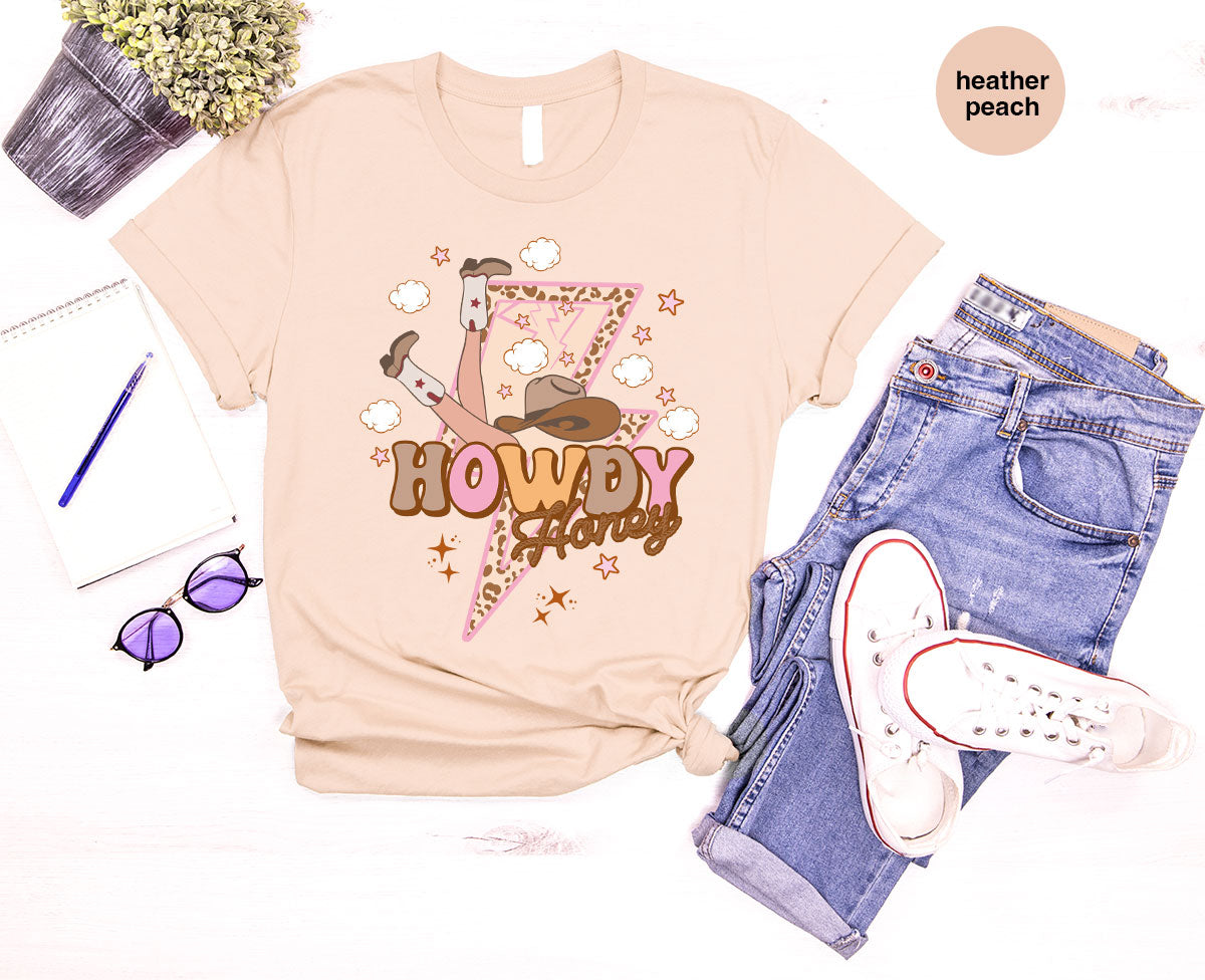 Howdy Honey Shirt, Valentine's Day T-Shirt, Valentine Honey Tee