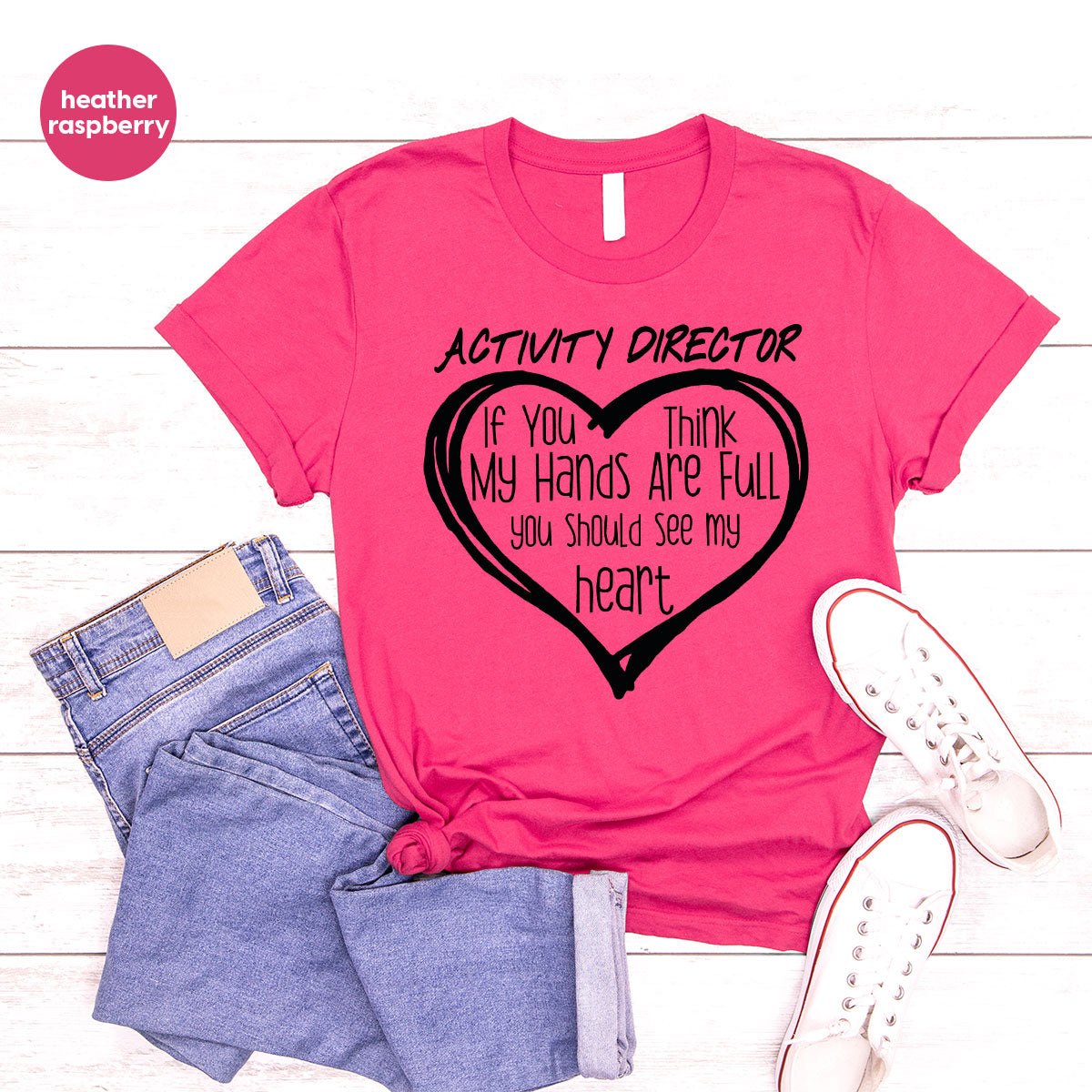 Activity Director Shirt, Love Shirt, Heart Shirt, Gift For Couples