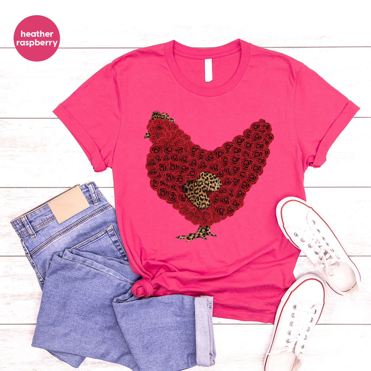 Heart of Chicken Shirt, Funny Valentine Day Gift, Special Gift for Feb 14