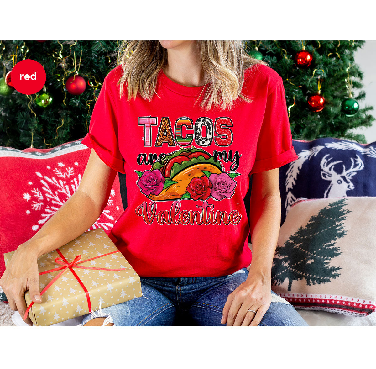 Tacos Are My Valentine Shirt, Gift To My Taco Lover, Taco Shirt