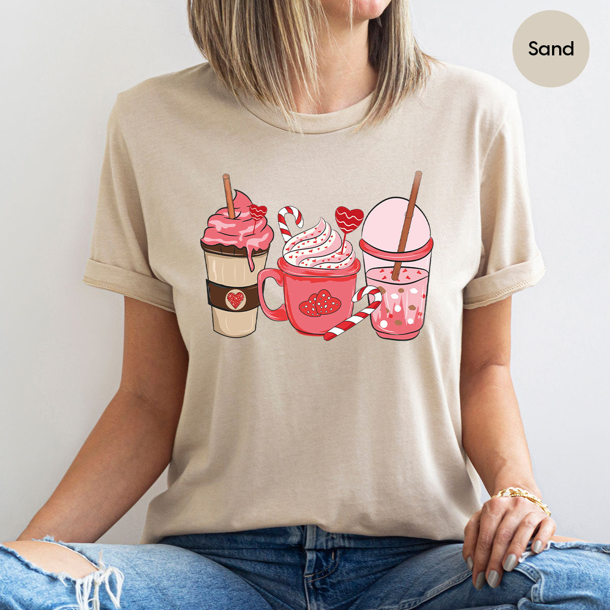 Valentine Drinking Shirt, Valentine's Day Special Gift, Sweet Love Shirt