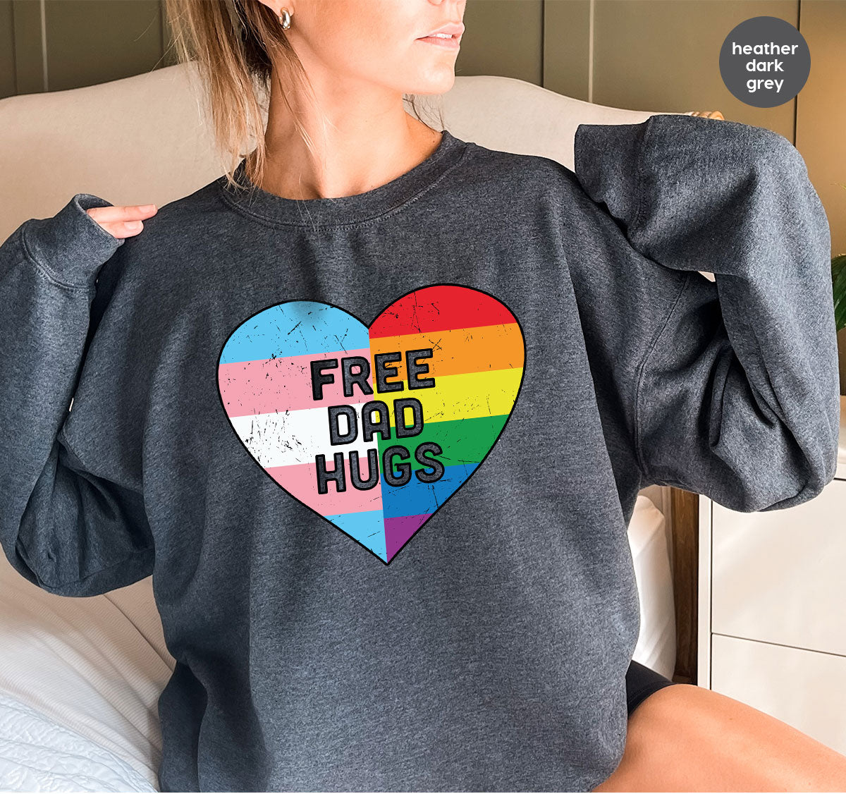 Free Dad Hugs Shirt, LGBT Shirt, LGBT Pride T-Shirt