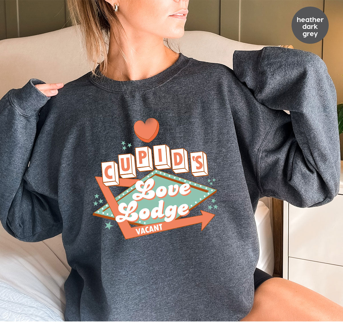 Love Lodge T-Shirt, Valentine's Day Tee, Cupid' Love Lodge Tee, Valentine Shirt