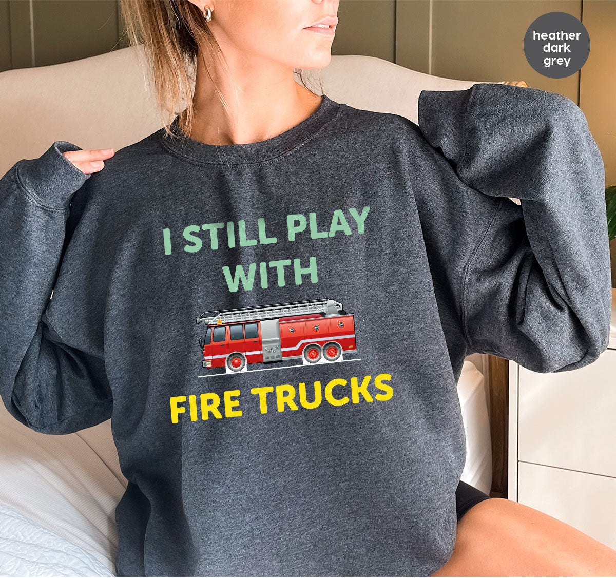 Fire Truck Shirt, Funny Fire Fighter T-Shirt, Fireman Tee