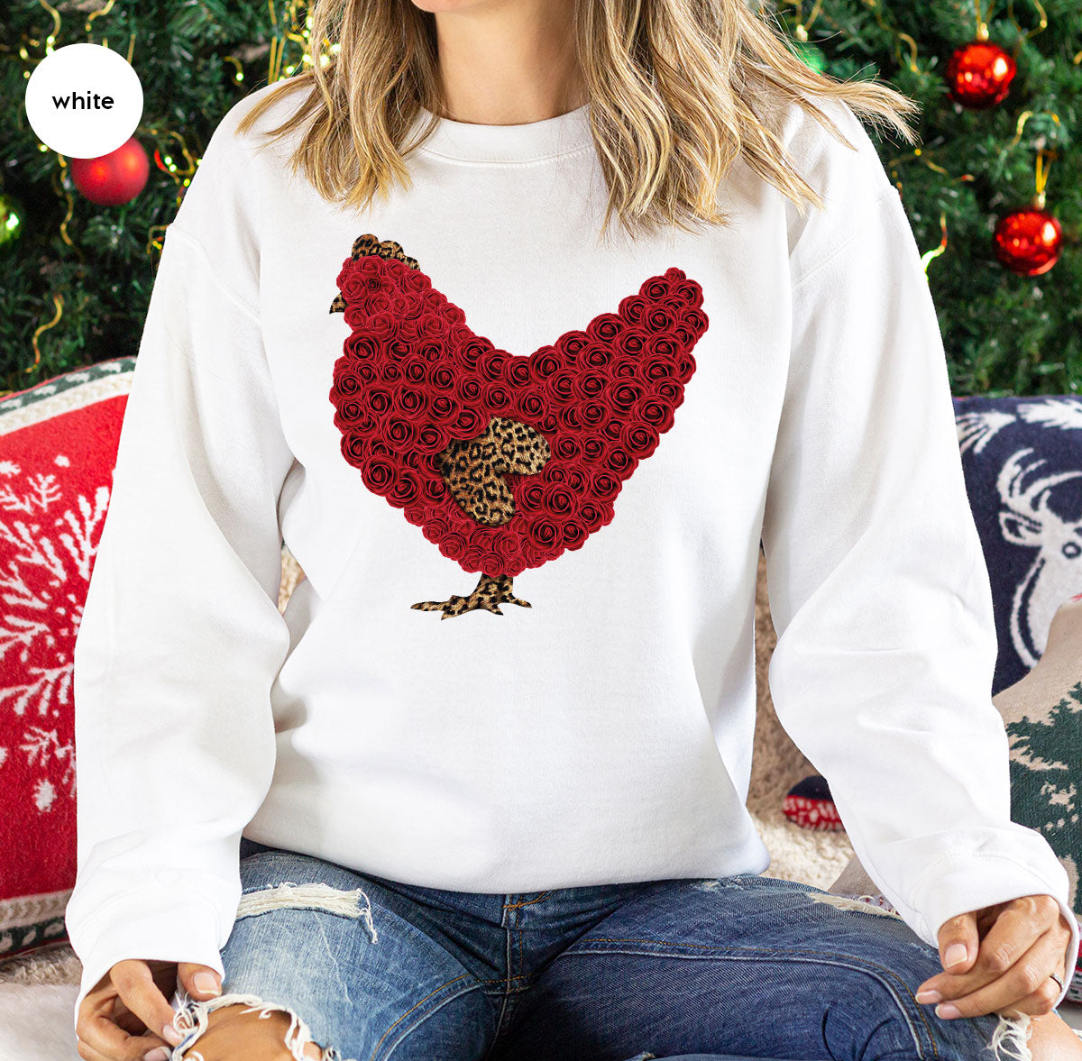 Heart of Chicken Shirt, Funny Valentine Day Gift, Special Gift for Feb 14