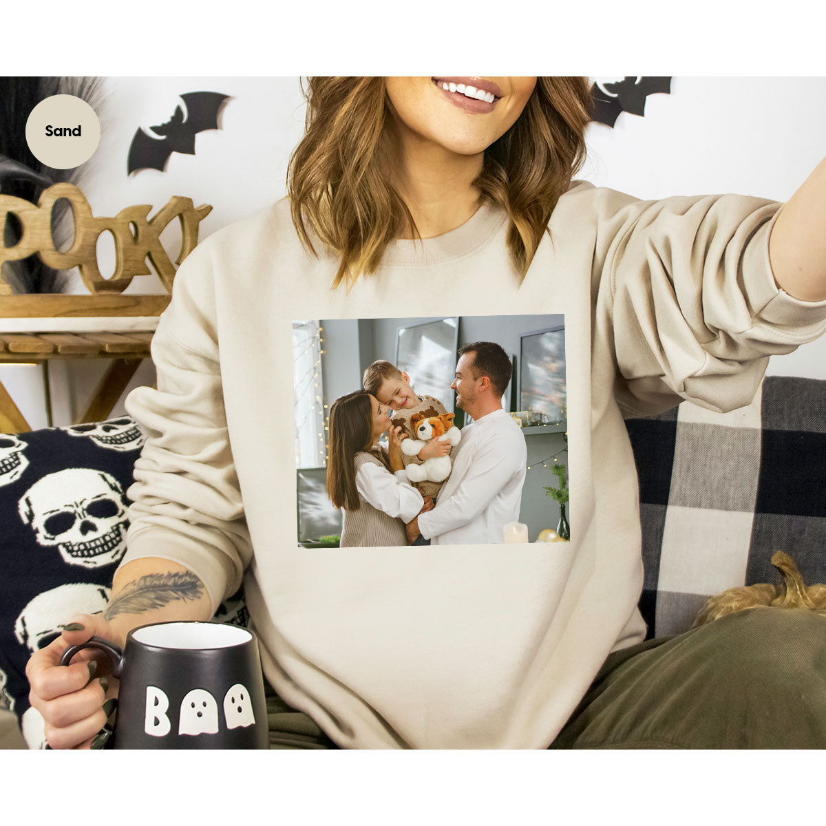 Custom Family T-Shirt, Customizable Photo Shirt, Baby Photo Tee, Family Custom Photo T-Shirt
