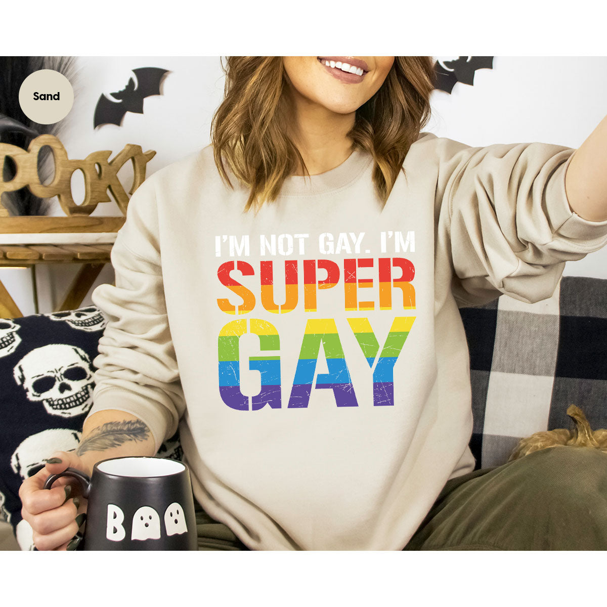 Super Gay Shirt, LGBT Power T-Shirt, Super Gay LGBT Tee