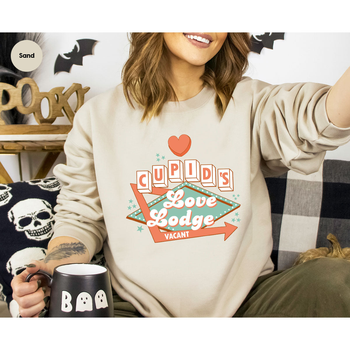 Love Lodge T-Shirt, Valentine's Day Tee, Cupid' Love Lodge Tee, Valentine Shirt