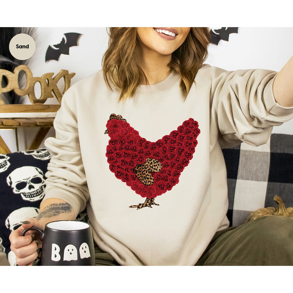 Heart of Chicken Shirt, Funny Valentine Day Gift, Special Gift for Feb 14