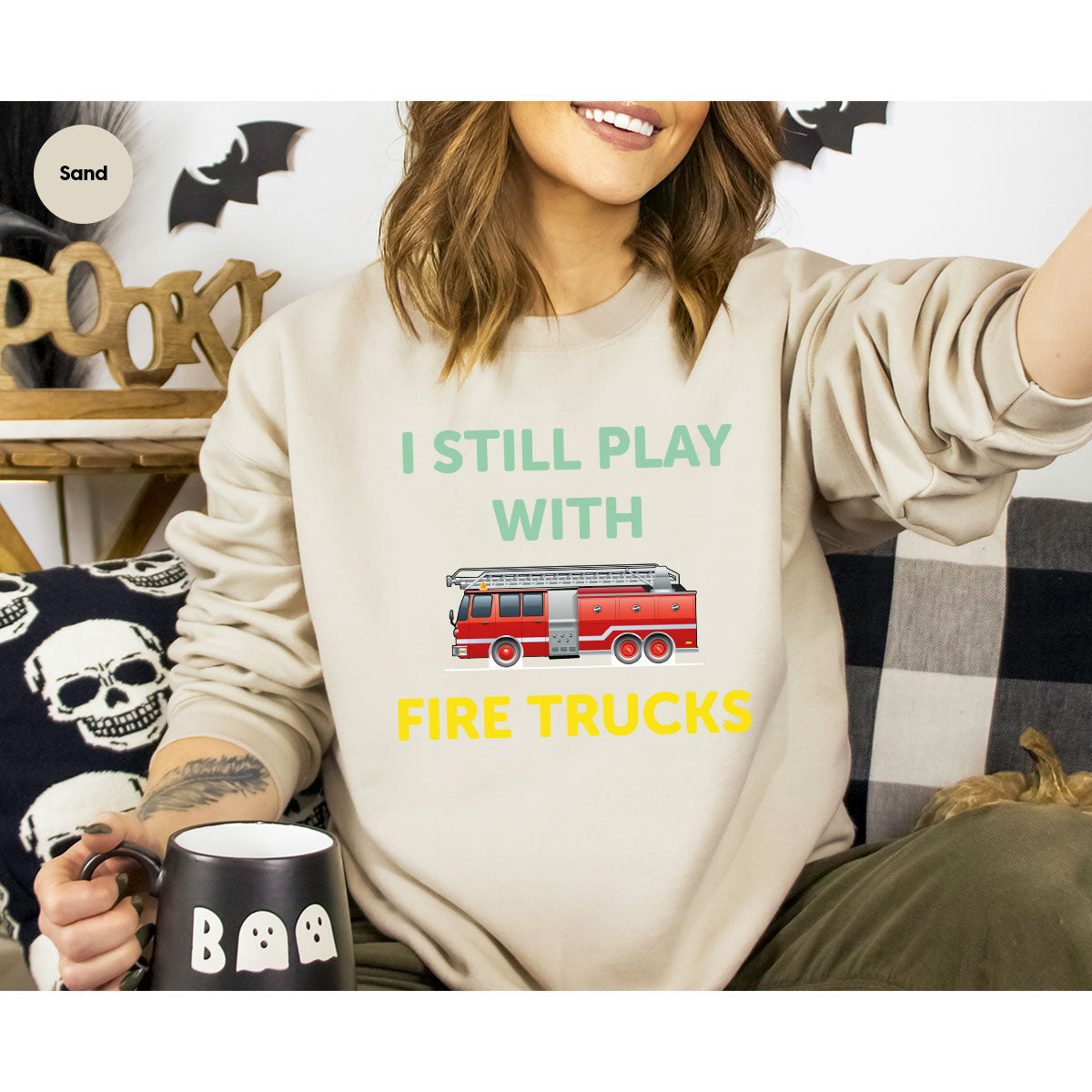 Fire Truck Shirt, Funny Fire Fighter T-Shirt, Fireman Tee