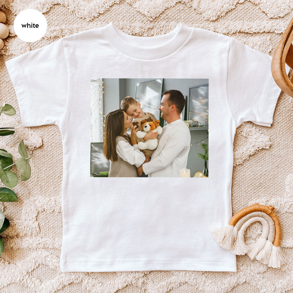 Custom Family T-Shirt, Customizable Photo Shirt, Baby Photo Tee, Family Custom Photo T-Shirt