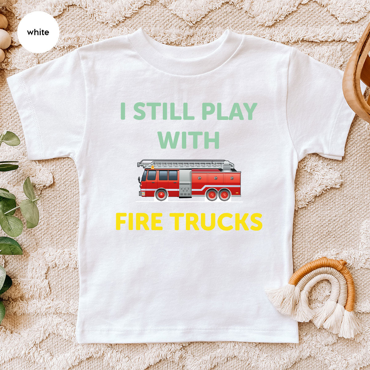 Fire Truck Shirt, Funny Fire Fighter T-Shirt, Fireman Tee