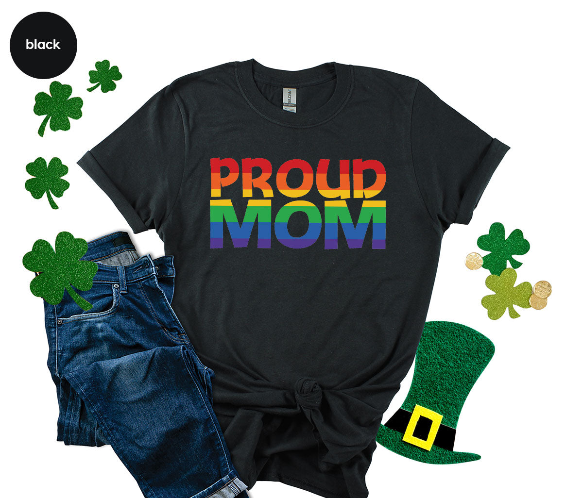 Proud Mom Shirt, LGBT Mom T-Shirt, LGBT Proud Tee