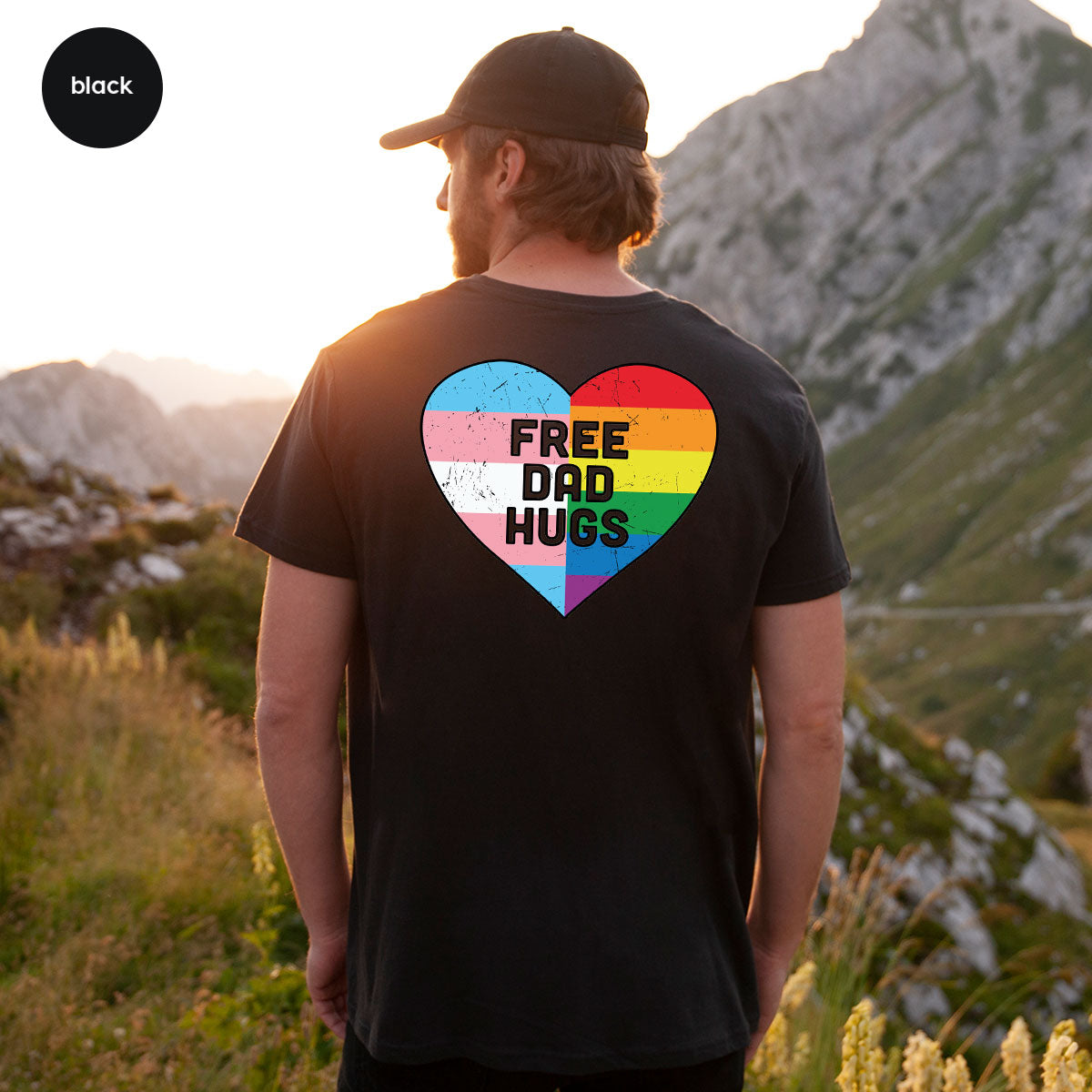 Free Dad Hugs Shirt, LGBT Shirt, LGBT Pride T-Shirt