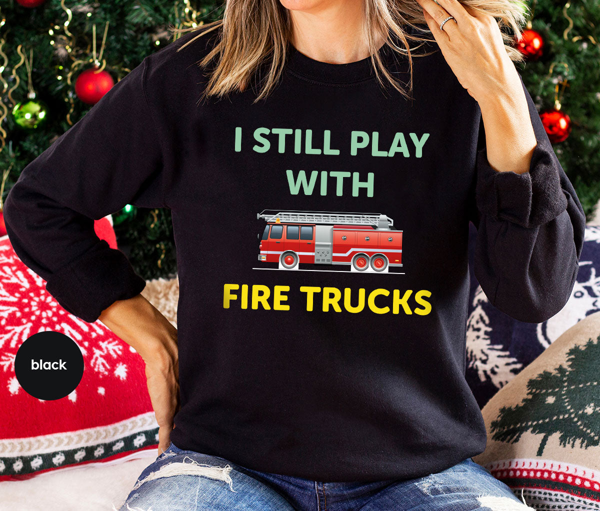 Fire Truck Shirt, Funny Fire Fighter T-Shirt, Fireman Tee
