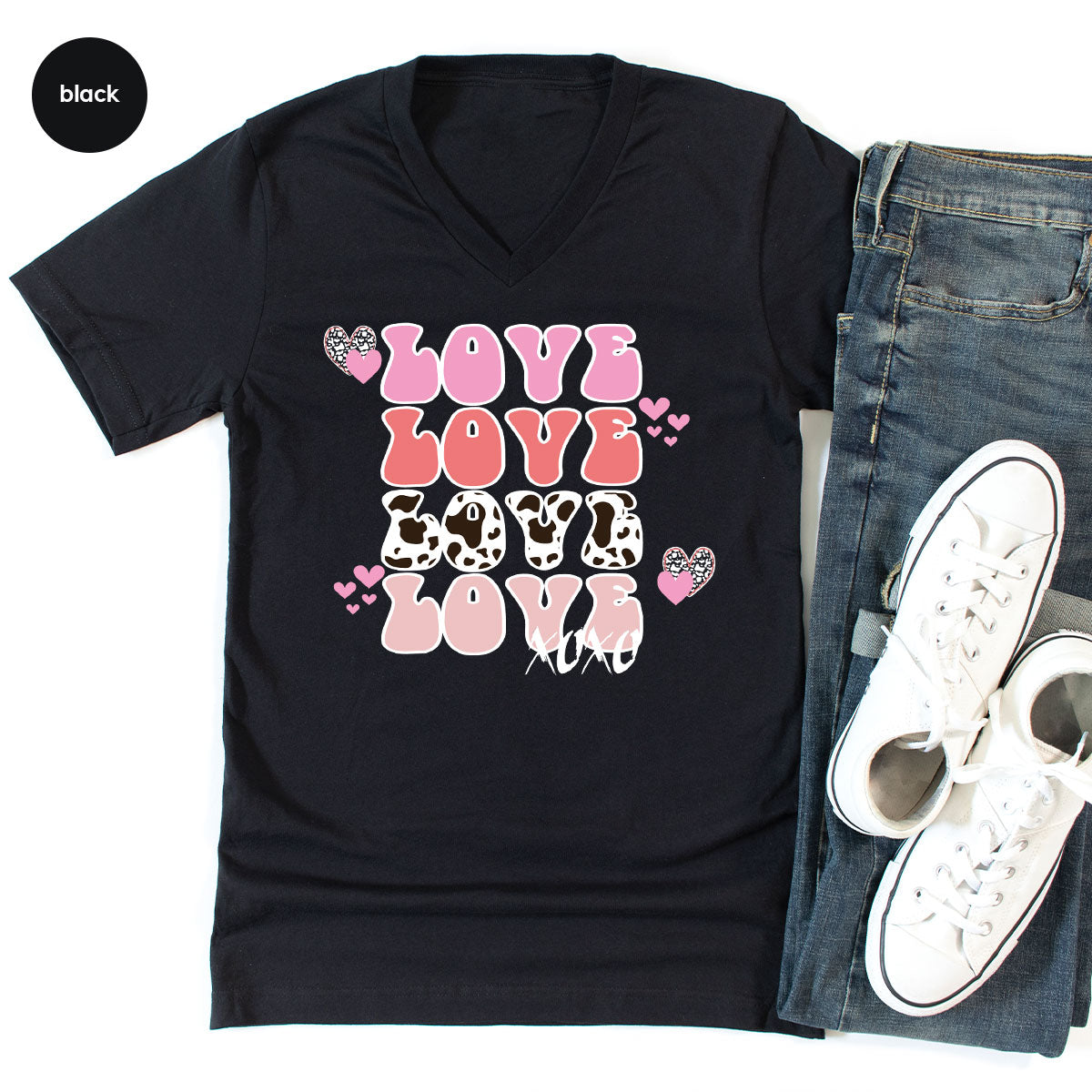 Love Shirt, Love Day T-Shirt, Valentine's Day Tee, 2023 Valentine's Day Gift