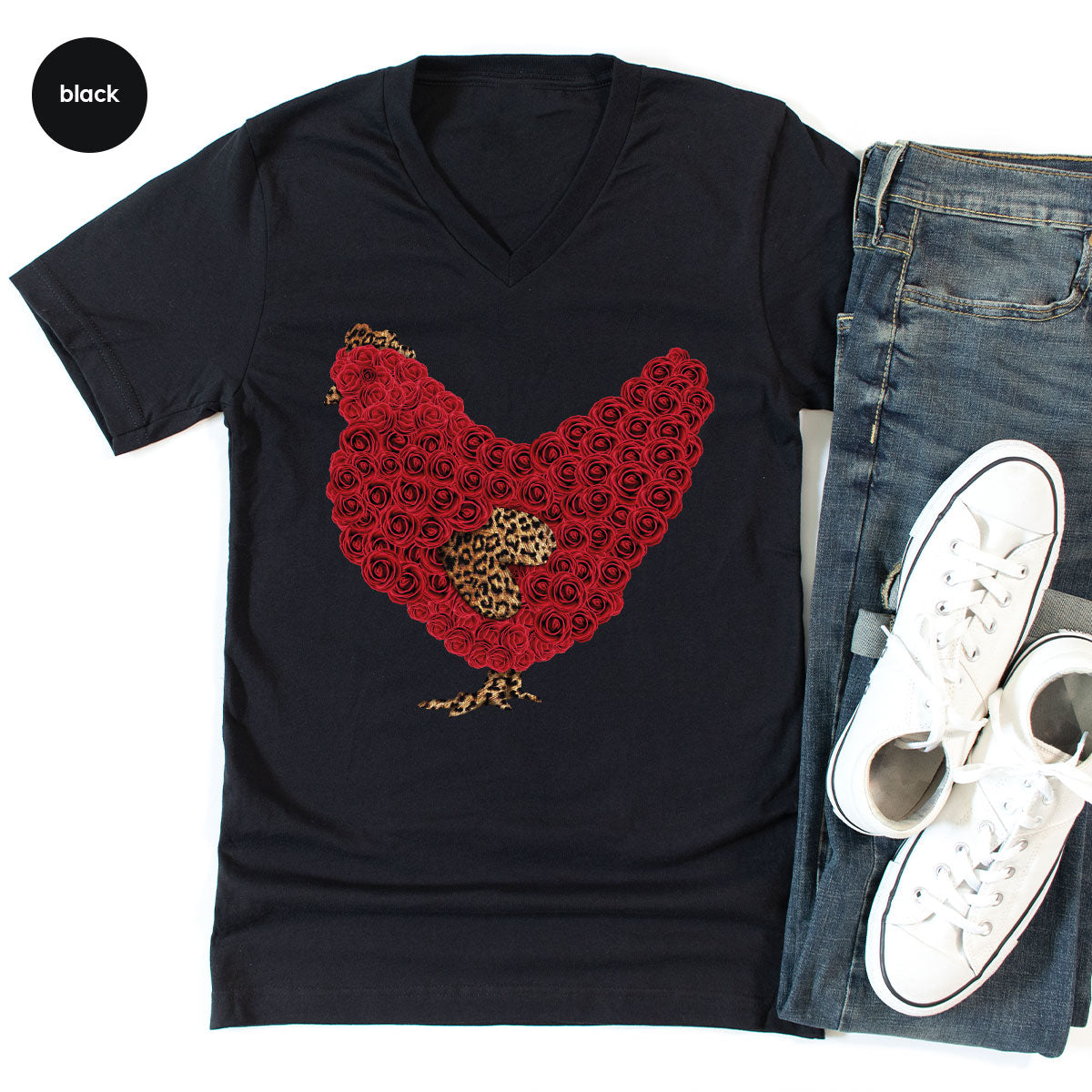 Heart of Chicken Shirt, Funny Valentine Day Gift, Special Gift for Feb 14