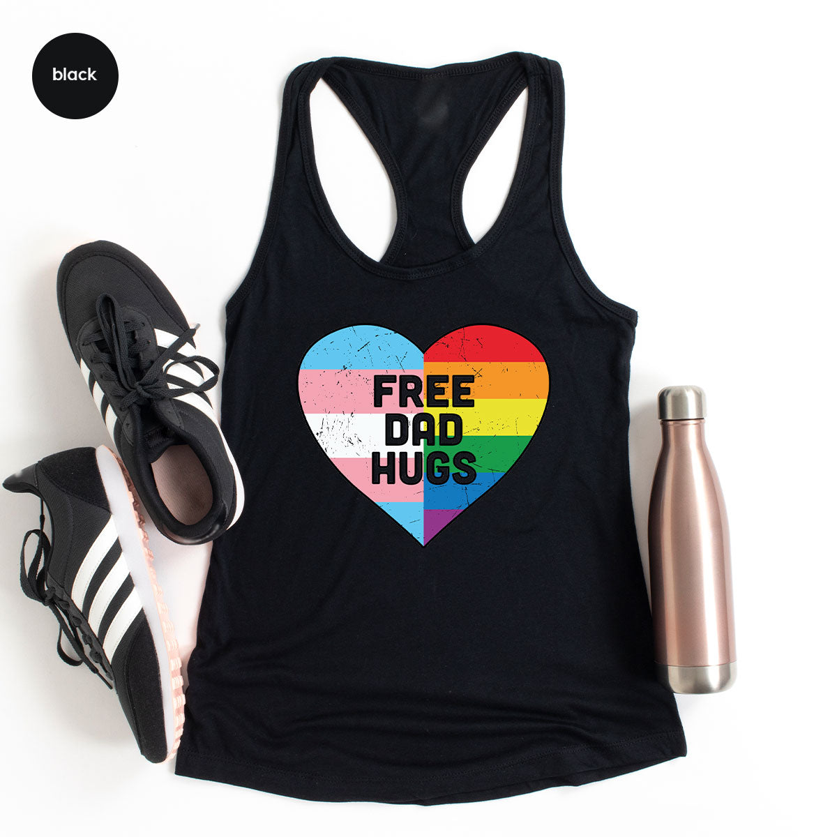 Free Dad Hugs Shirt, LGBT Shirt, LGBT Pride T-Shirt