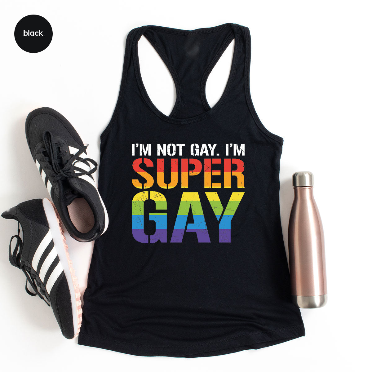 Super Gay Shirt, LGBT Power T-Shirt, Super Gay LGBT Tee