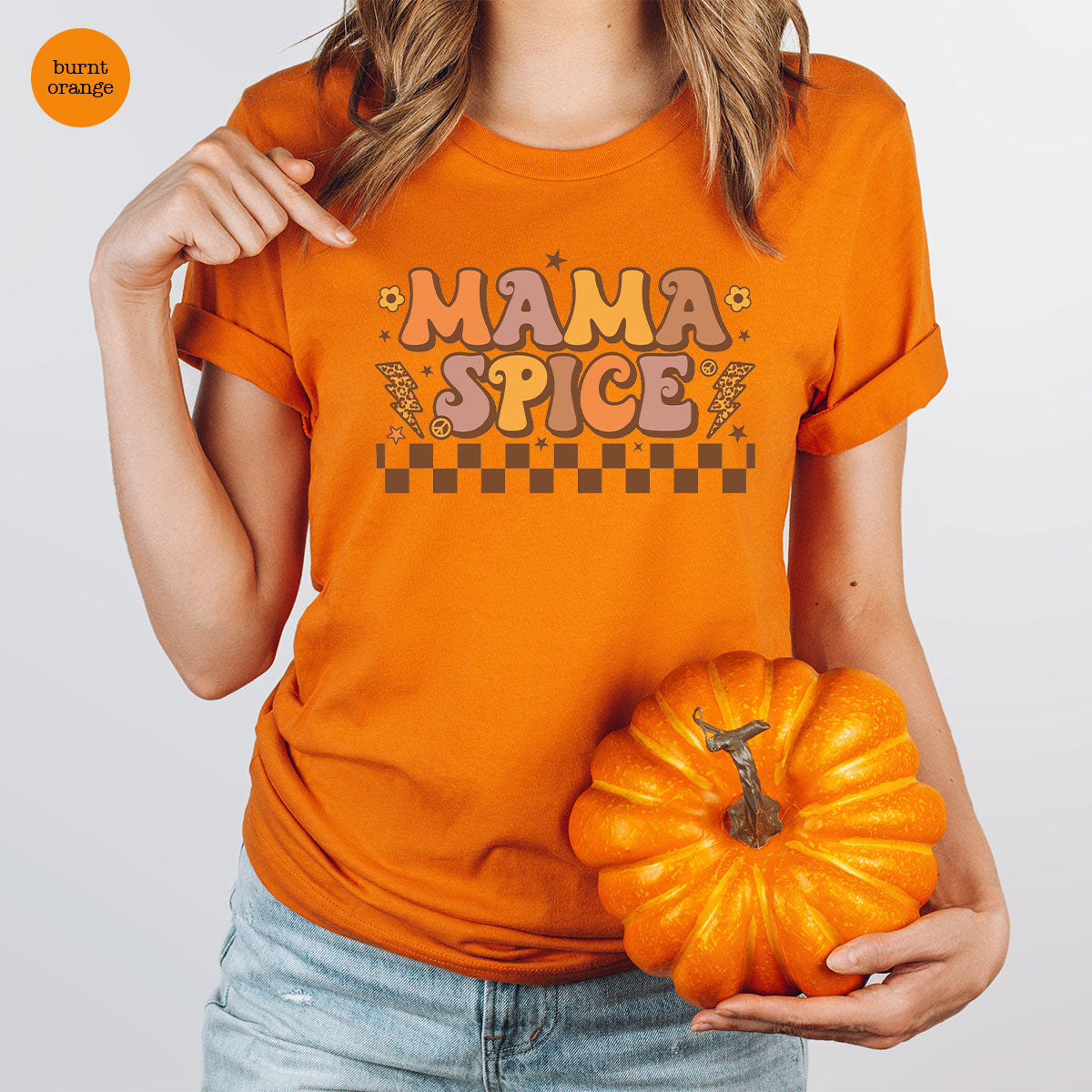 Thanksgiving Mama Shirt, Mama Spice T-Shirt, Family Matching Thanksgiving Shirt, Thanksgiving Gift Tee