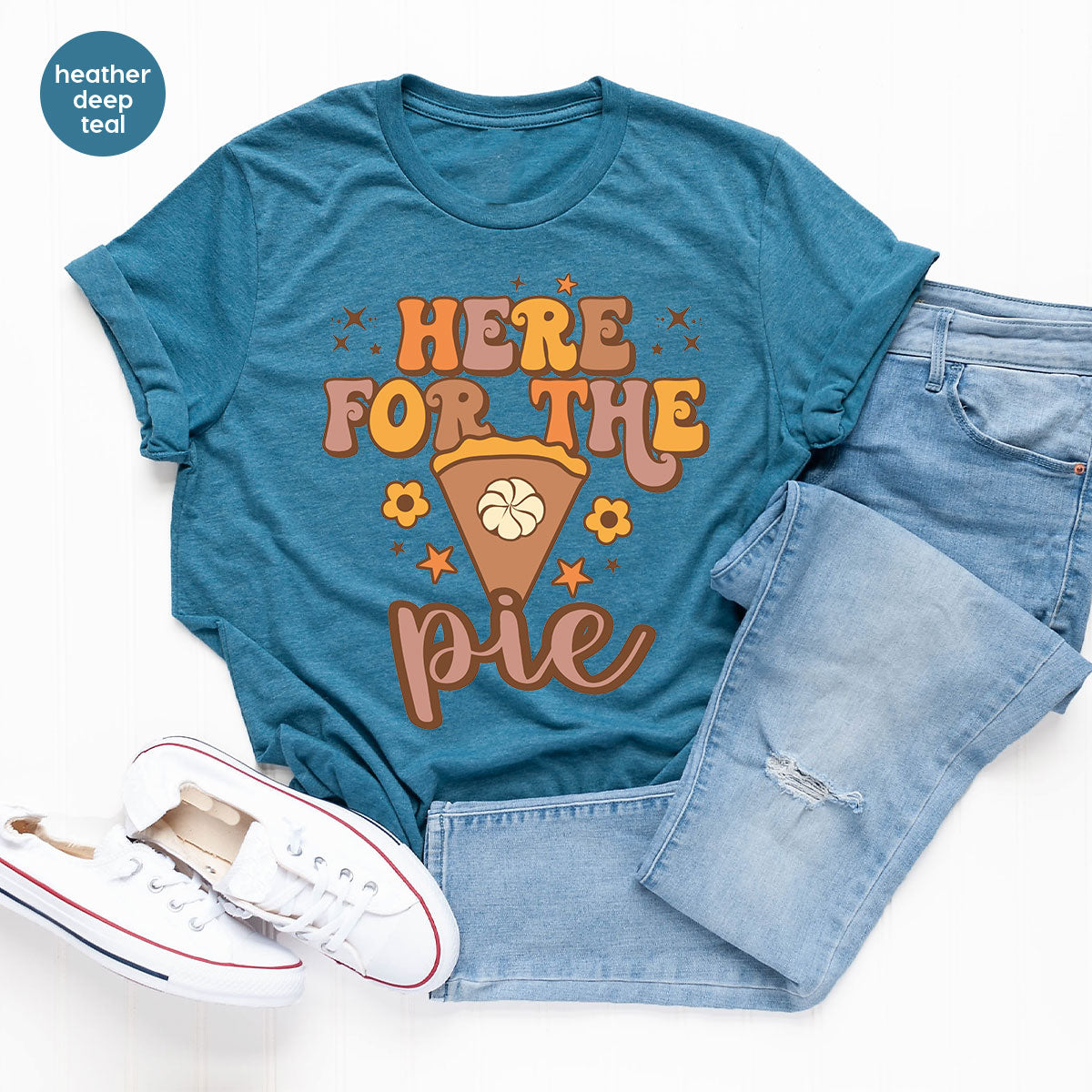 Thanksgiving Pie T-Shirt, Thanksgiving Gift For Family, Thanksgiving Desing Tee