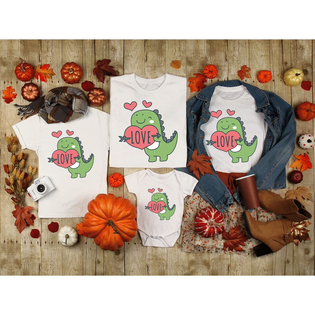 Love Shirt, Lovely Dinosaur Shirt, Valentine's Day Special Shirt, Valentine's Day Shirt For Women