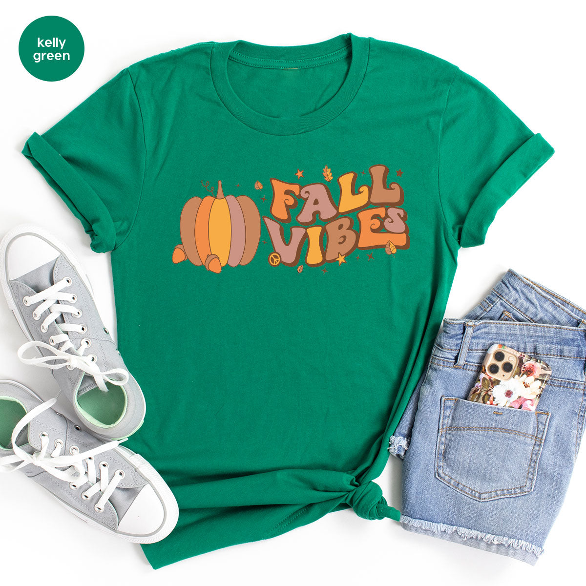 Fall Vibes Shirt, Thanksgiving 2022 Fall T-Shirt, 2022 Fall Tee