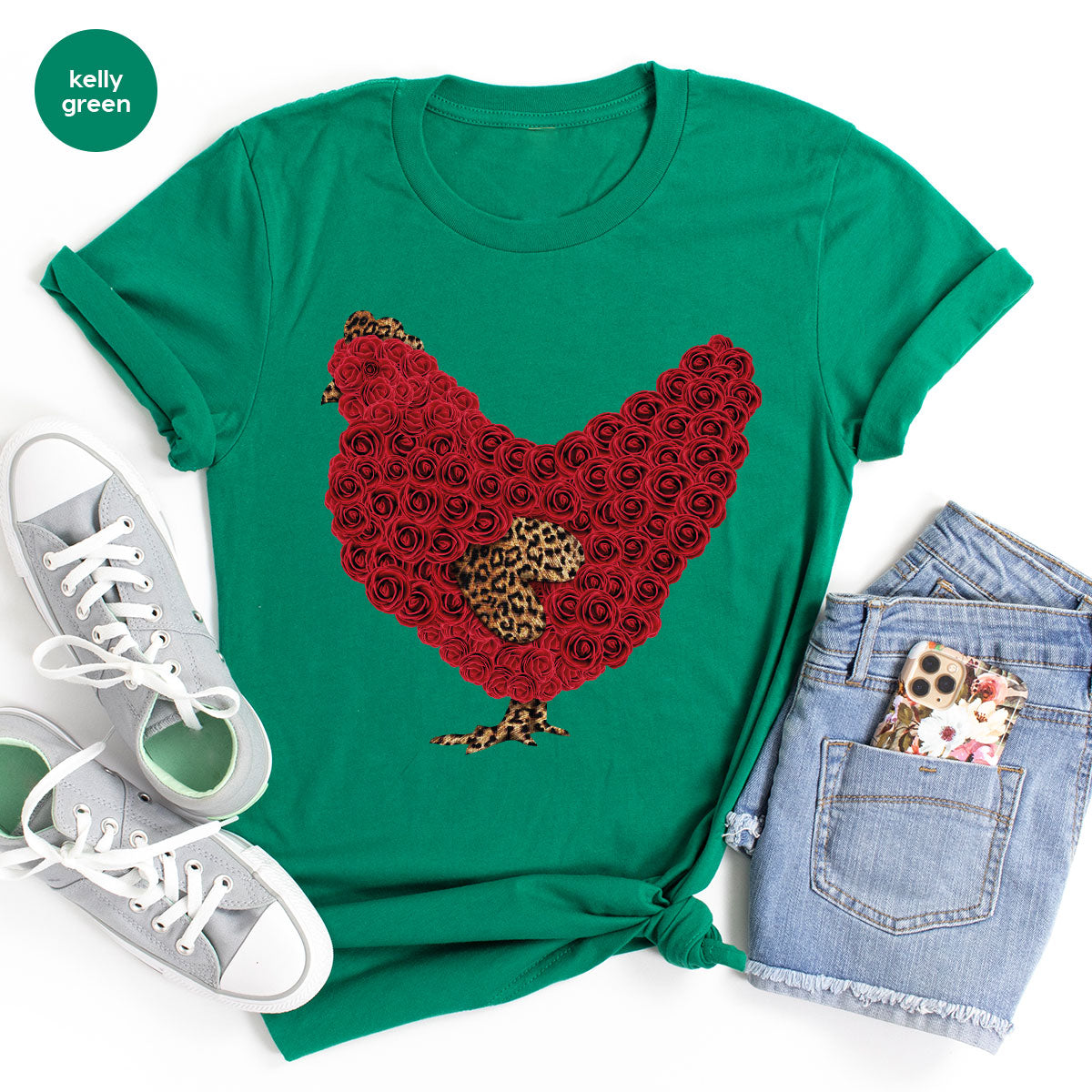 Heart of Chicken Shirt, Funny Valentine Day Gift, Special Gift for Feb 14