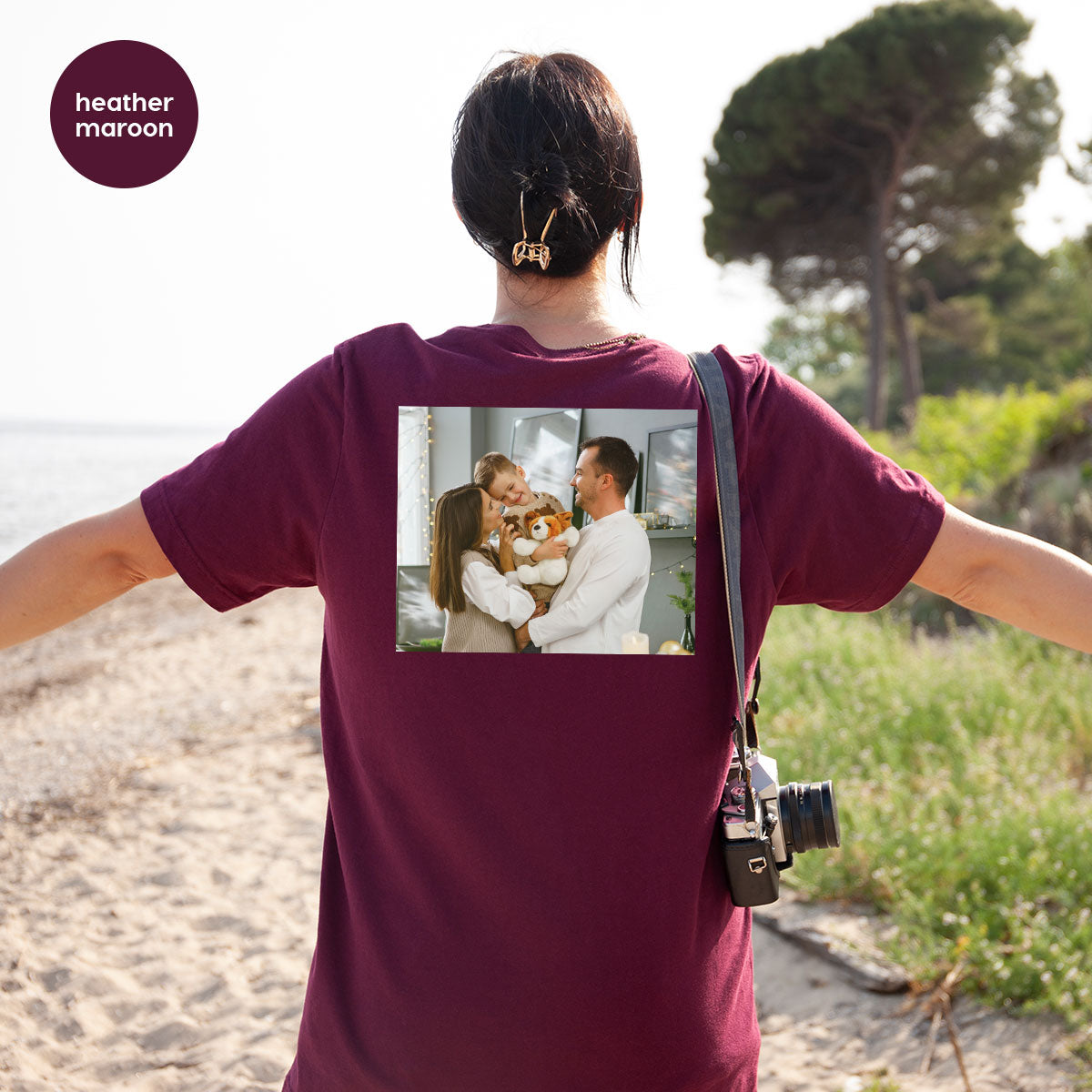 Custom Family T-Shirt, Customizable Photo Shirt, Baby Photo Tee, Family Custom Photo T-Shirt