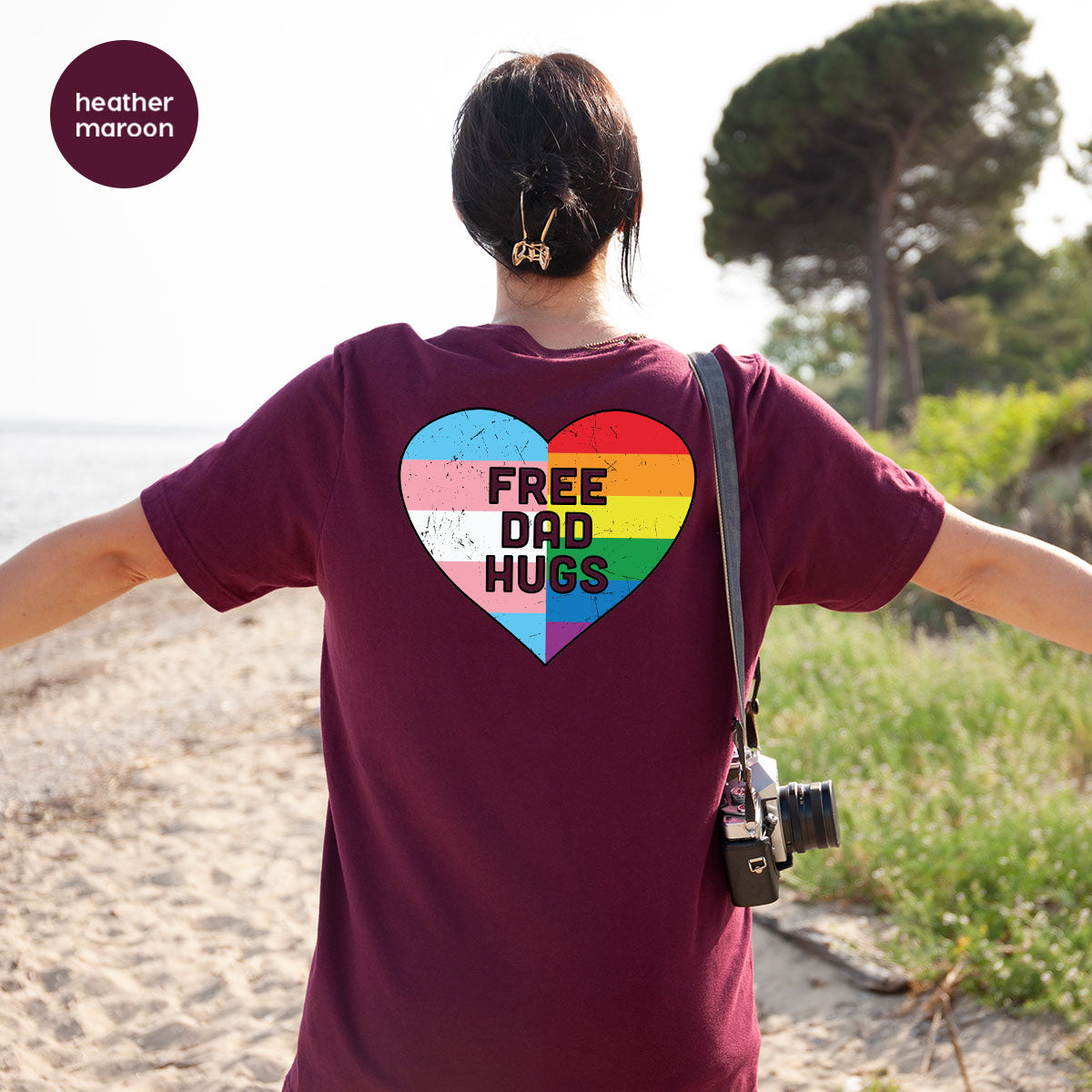 Free Dad Hugs Shirt, LGBT Shirt, LGBT Pride T-Shirt