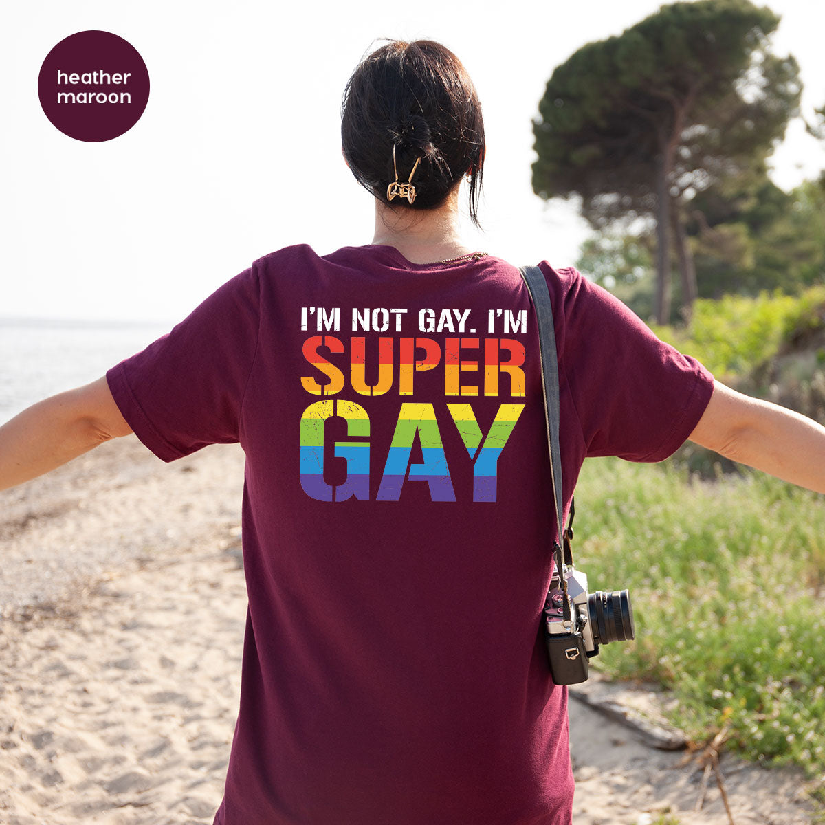 Super Gay Shirt, LGBT Power T-Shirt, Super Gay LGBT Tee