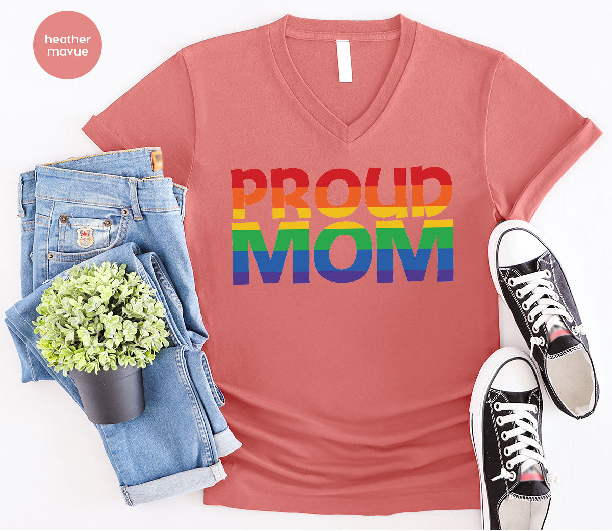 Proud Mom Shirt, LGBT Mom T-Shirt, LGBT Proud Tee