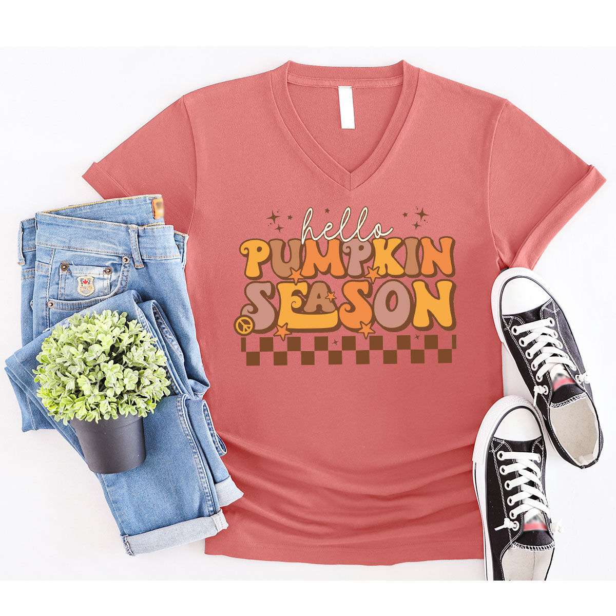 Pumpkin Season Shirt, Thanksgiving 2022 Shirt, Thanksgiving Pumpkin Design Tee