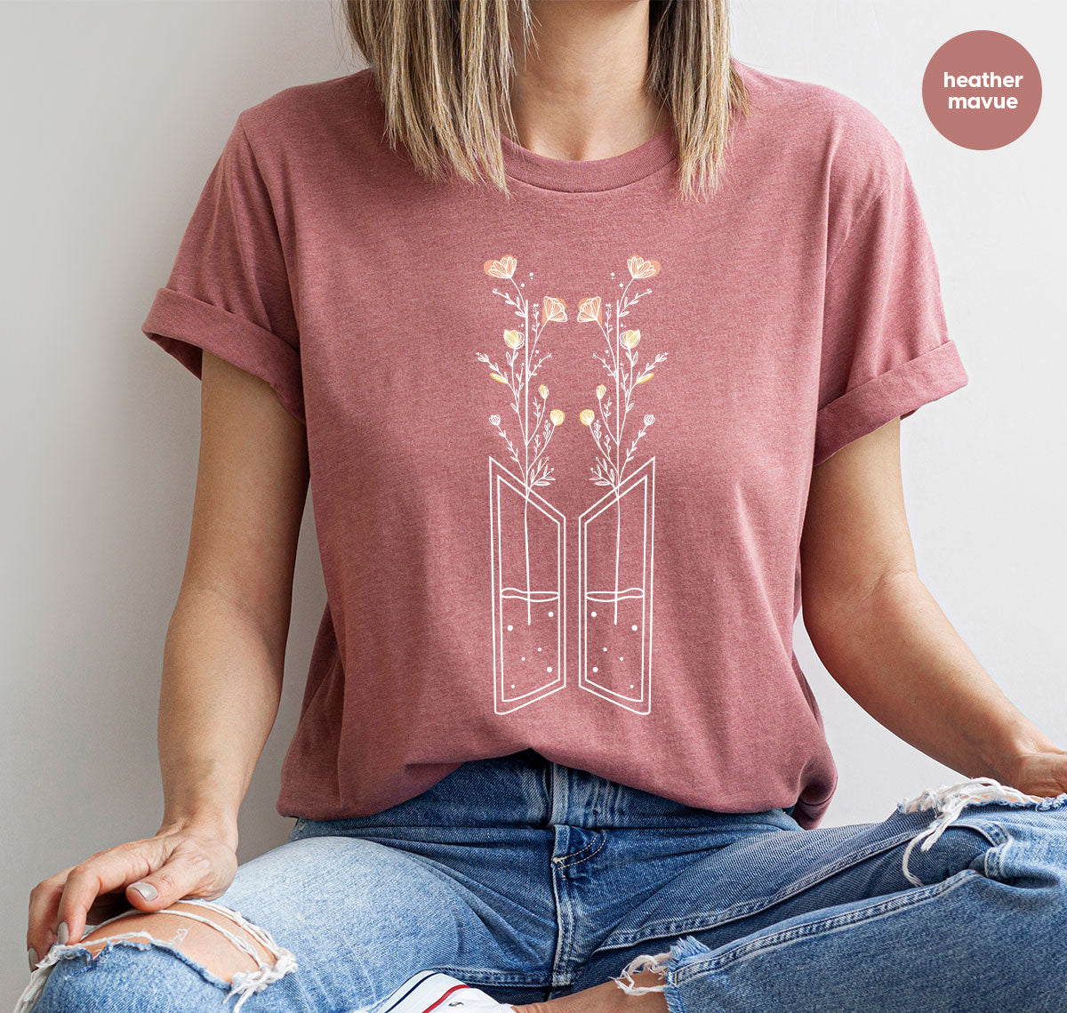 Heart Tree Shirt, Window of Love Shirt, Valentine's Day Design, Gift For Valentine