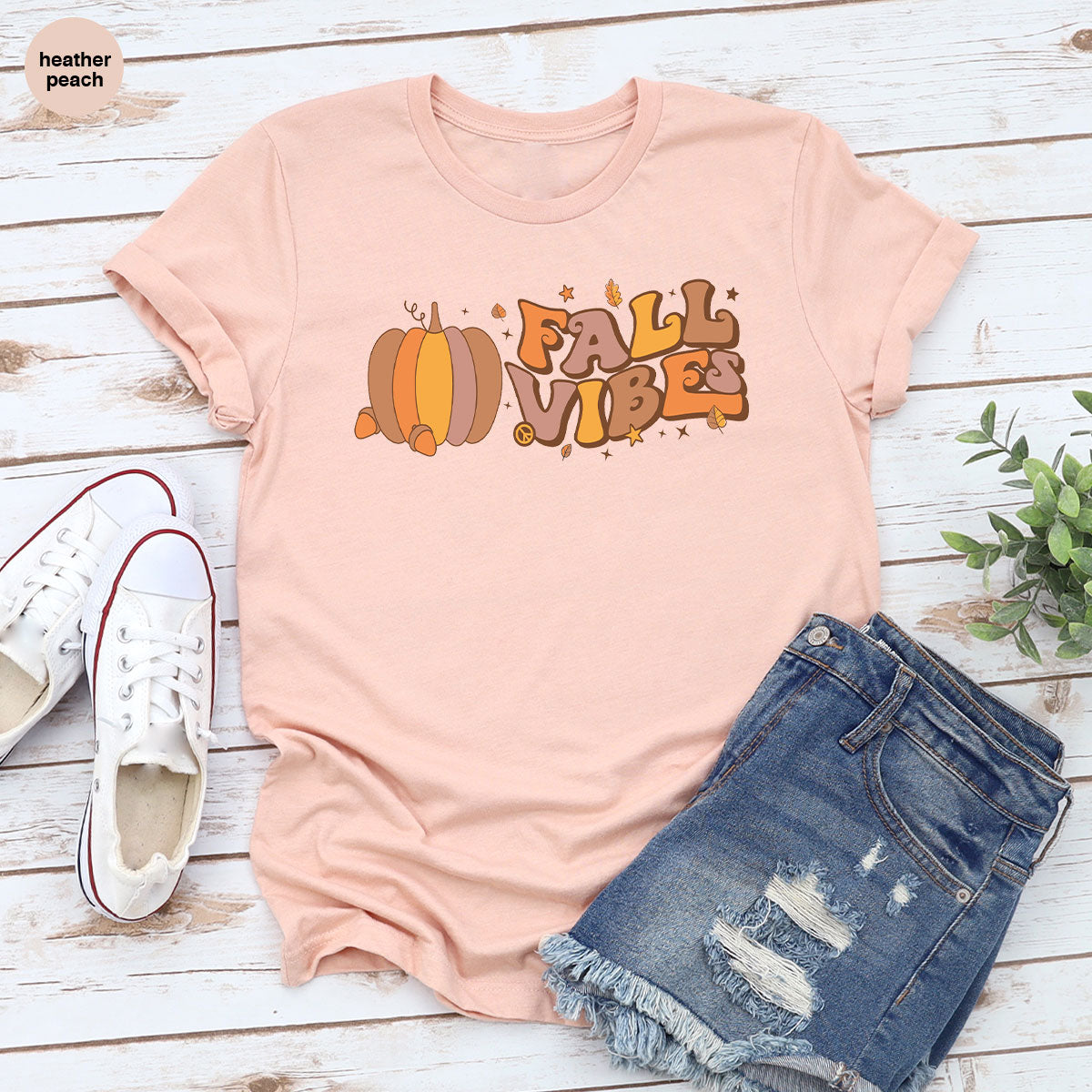 Fall Vibes Shirt, Thanksgiving 2022 Fall T-Shirt, 2022 Fall Tee