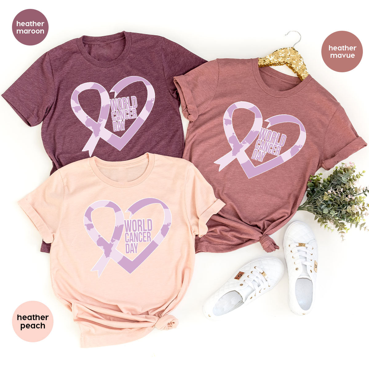 World Cancer Day Gift, Cancer Day T-Shirt, Cancer Day Support Shirt