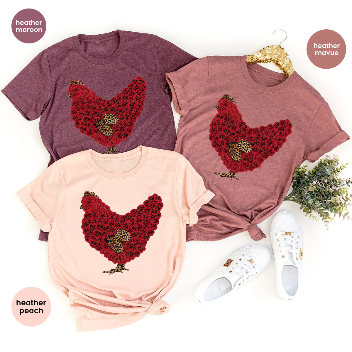 Heart of Chicken Shirt, Funny Valentine Day Gift, Special Gift for Feb 14