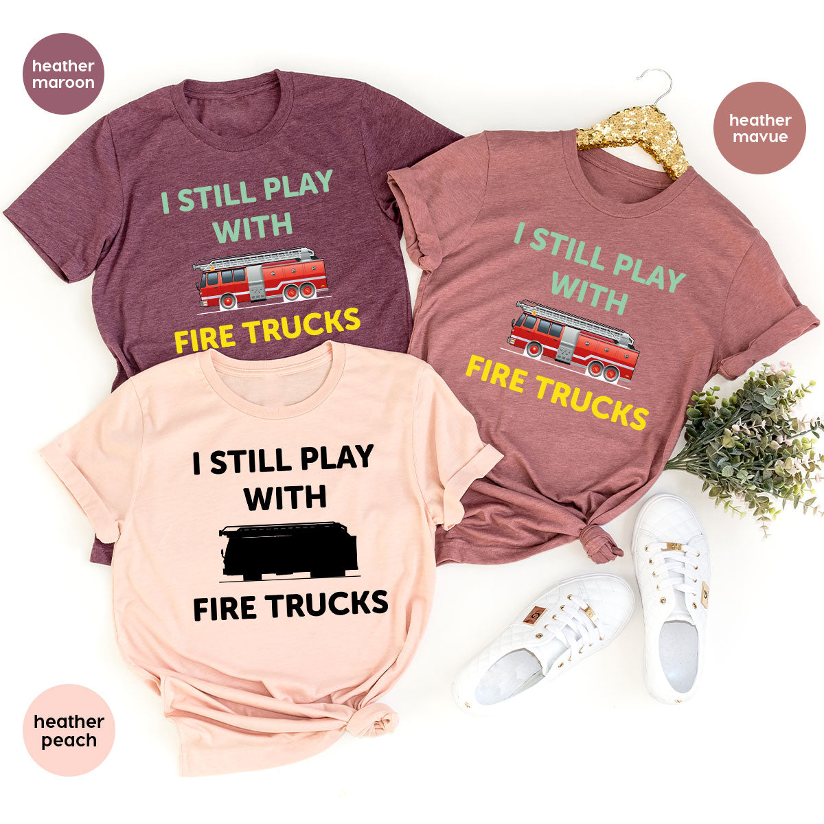 Fire Truck Shirt, Funny Fire Fighter T-Shirt, Fireman Tee