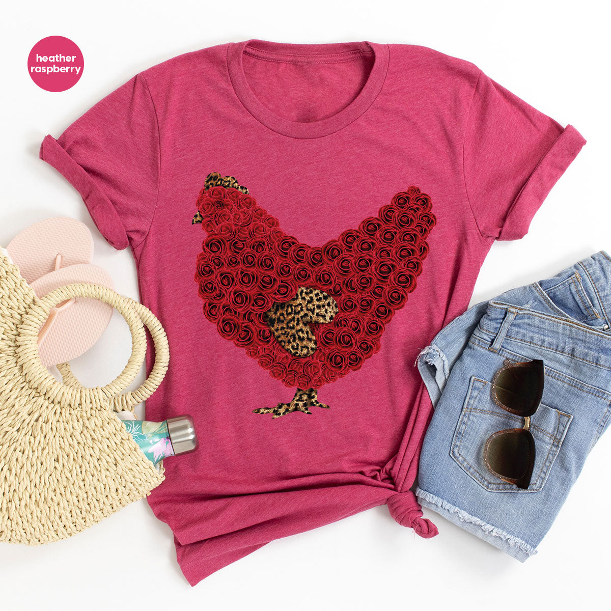 Heart of Chicken Shirt, Funny Valentine Day Gift, Special Gift for Feb 14