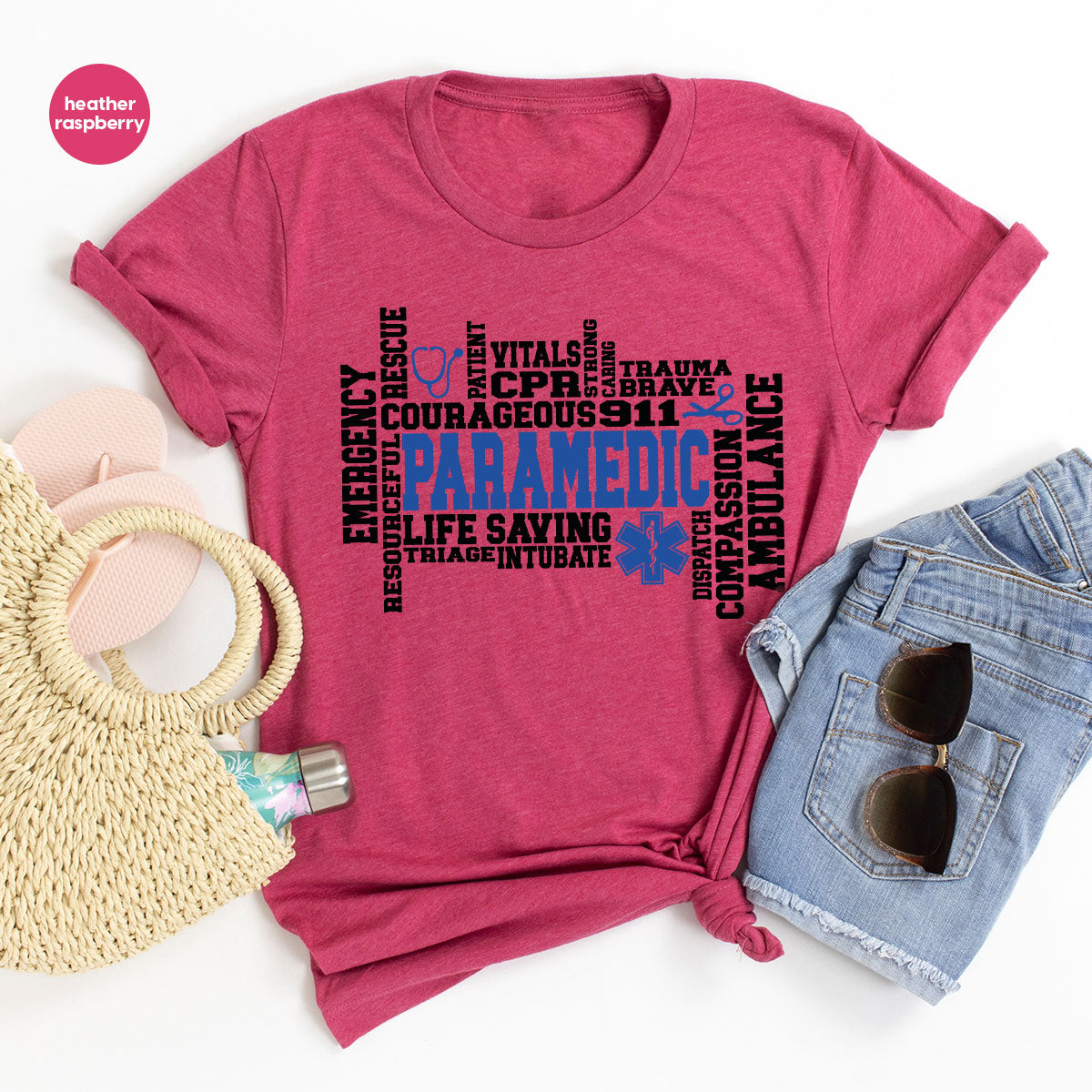 Paramedic T-Shirt, Ambulance Shirt, Life Saver T-Shirt, Gift For Live Saver, Health Worker Shirt